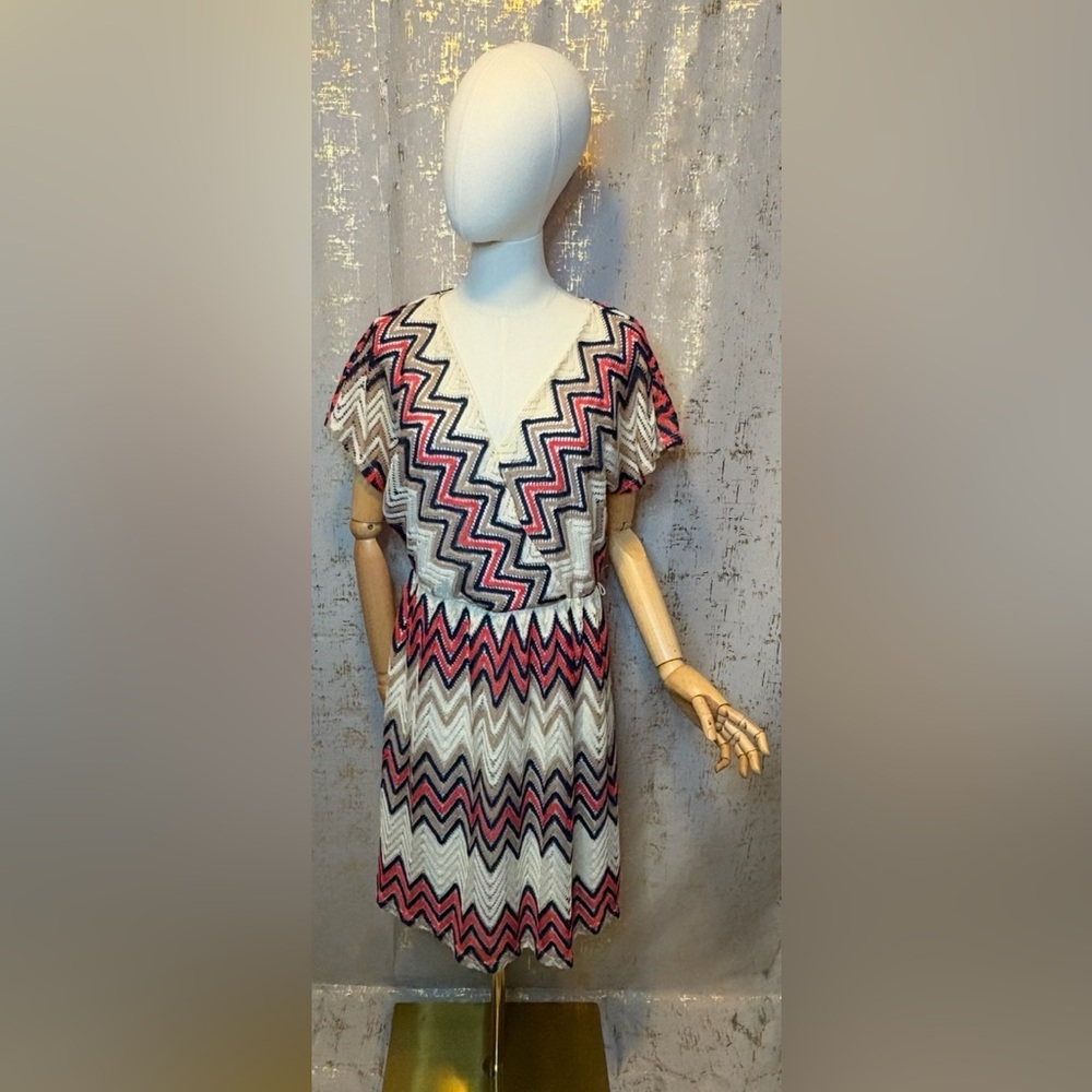 Chevron Patterned Dress